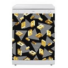 Naklejka na zmywarkę - Retro abstrakcja 0548