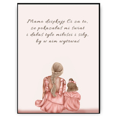 Plakat - Mamo dziękuję