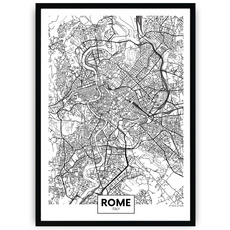 Plakat na białym tle - Rzym