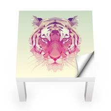 Naklejka na stolik LACK IKEA - Tygrys 0197