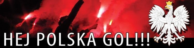 Naklejka na samochód Hej Polska Gol