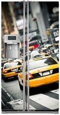 Mata na lodówkę side-by-side - Żółta taxi NY 0058