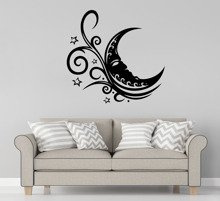 Naklejka na ścianę Księżyc nocą