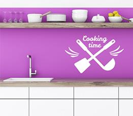 Naklejka na ścianę - Time to cook - 0106