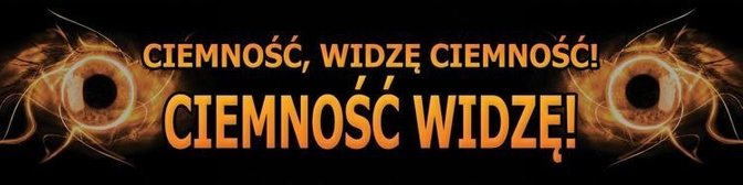 Naklejka na samochód Ciemność widzę