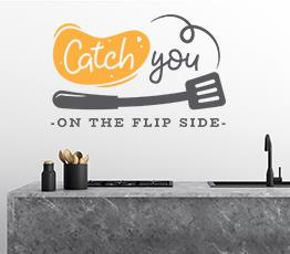 Naklejka na ścianę - On the flip side - 0094