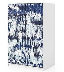 Naklejka na szafę - Malowane paski 0292