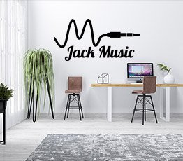 Naklejka na ścianę - Jack Music