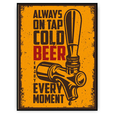 Plakat - Zawsze zimne piwo