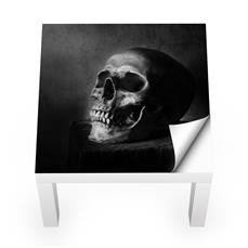 Naklejka na stolik LACK IKEA - Czaszka okiem artysty 0015