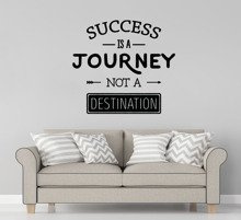 Naklejka na ścianę Success Is A Journey