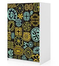 Naklejka na szafę - Tribalowy ornament 0242