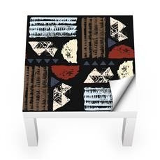 Naklejka na stolik LACK IKEA - Afrykański wzór v1 0075