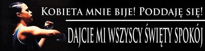 Naklejka na samochód Kobieta mnie bije