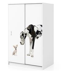 Naklejka na szafę - Psi przyjaciele 0148