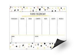 Tygodniowy planer magnetyczny - Odręczne linie