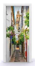 Naklejka na drzwi - Droga do kościoła 0604