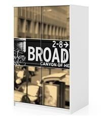 Naklejka na szafę - Broadway 0175