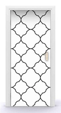 Naklejka na drzwi - Średniowieczny wzór 0624