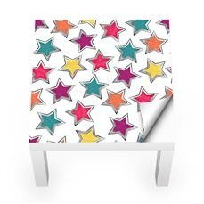 Naklejka na stolik LACK IKEA - Lśniące gwiazdki 0176