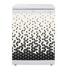 Naklejka na zmywarkę - Czarne trójkąty 0680