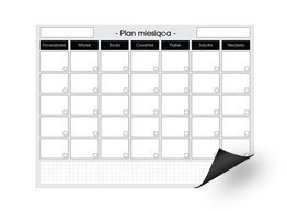 Miesięczny planer magnetyczny - Klasyczny