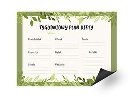 Magnetyczny planer diety - Zdrowy Tydzień