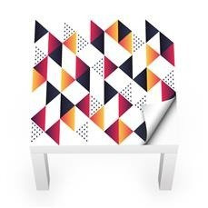 Naklejka na stolik LACK IKEA - Trójkąty małe i duże 0235