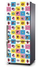 Naklejka na lodówkę - Patchwork - wzór nr 6