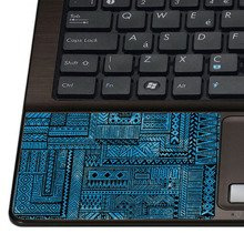 Naklejka pod nadgarstek - Niebieski indiański wzór 0253