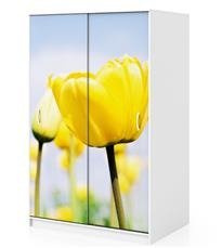 Naklejka na szafę - Żółte tulipany 0081