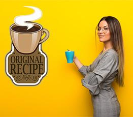 Naklejka na ścianę - Original recipe - 0095