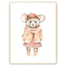 Plakat - Mysz w kozakach