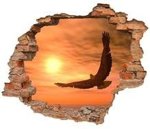 Naklejka na ścianę Dziura 3D Orzeł 0427