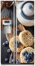 Mata na lodówkę side-by-side - Herbata i ciasteczka 0299