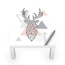 Naklejka na stolik LACK IKEA - W kształcie jelenia 0244