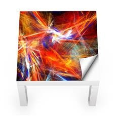 Naklejka na stolik LACK IKEA - Kolorowy mix 0162