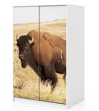 Naklejka na szafę - Bizon 0147