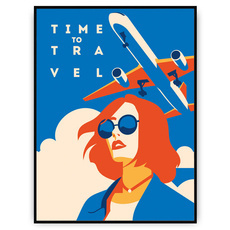 Plakat - Time to travel