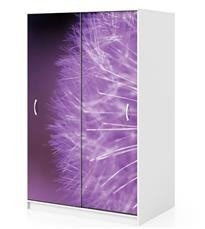 Naklejka na szafę - Fioletowy dmuchawiec 0054