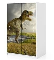 Naklejka na szafę - Drapieżny dinozaur 0145