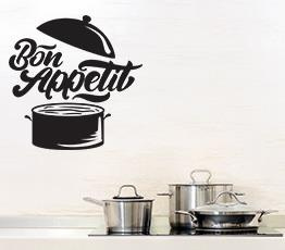 Naklejka na ścianę - Smacznego v2 - 0125