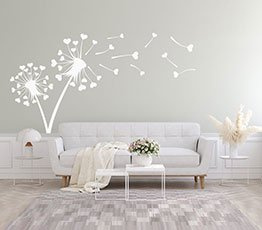 Naklejka na ścianę - Podmuch Miłości