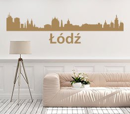 Naklejka na ścianę - Łódź