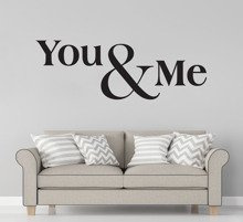 Naklejka na ścianę You and Me