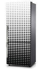 Mata na lodówkę - Czarne kropeczki 0578