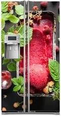Naklejka na lodówkę side-by-side - Sorbet malinowy 0554