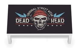 Naklejka na stolik kawowy LACK IKEA - Dead head 0067