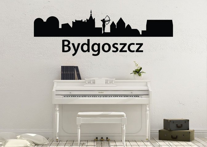 Naklejka na ścianę - Bydgoszcz