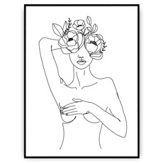 Plakat - Zasłonięte piękno